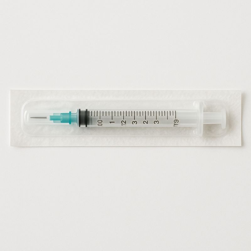 3 mL Luer Lock Syringe with Needle